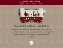 Tablet Screenshot of mediacafeonline.com